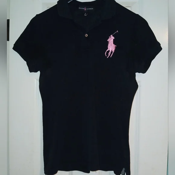 Ralph Lauren Black Polo Shirt - Picture 2 of 5
